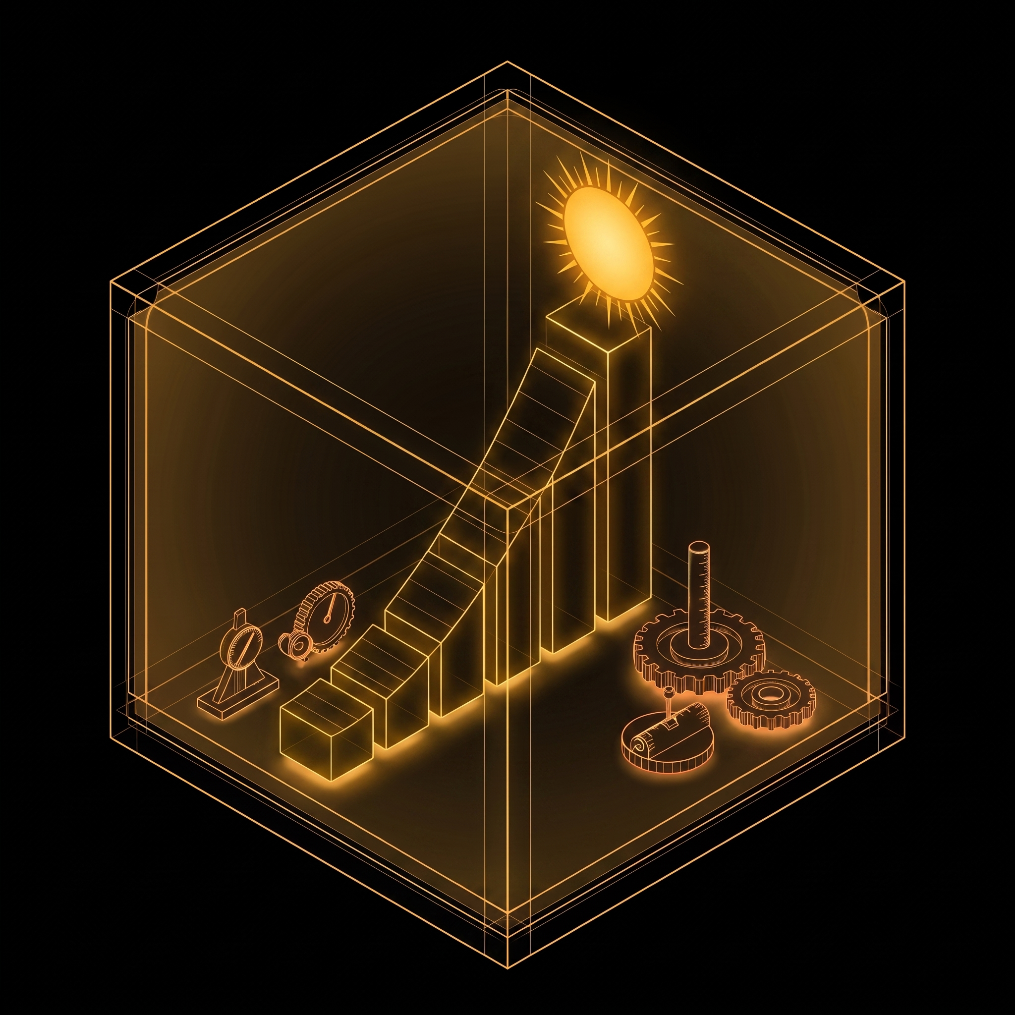 The Index gear isometric icon